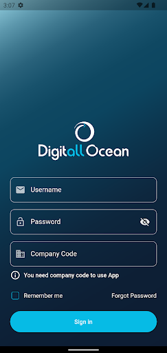 Android application DigitAll Ocean screenshort