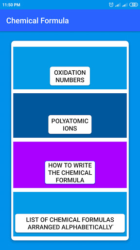 Chemical Formula Screen 2