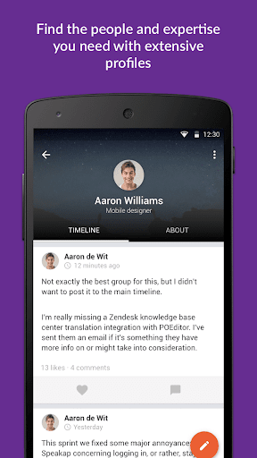 RightTimeTalk - Sodexo Screen 2
