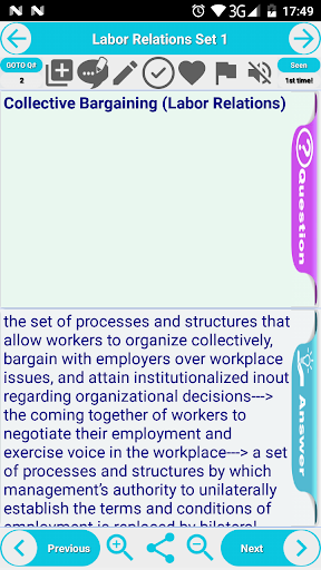 Labor Relations Exam Screen 2