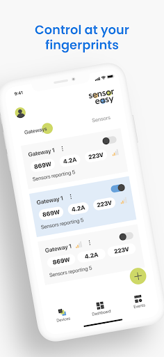 Android application Sensor Easy screenshort