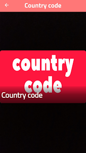 Country code