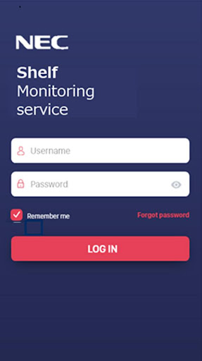 Android application Shelf Monitoring Service screenshort