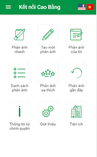 Android application Kết nối Cao Bằng screenshort