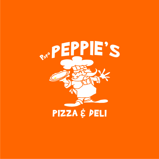 Papa PEPPIES Pizza logo