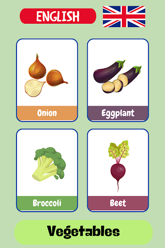 I Learn Fruits and Vegetables Screen 2