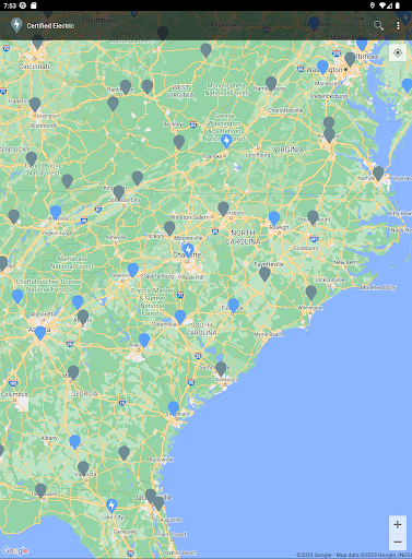 Volvo Trucks Dealer Locator Screen 2