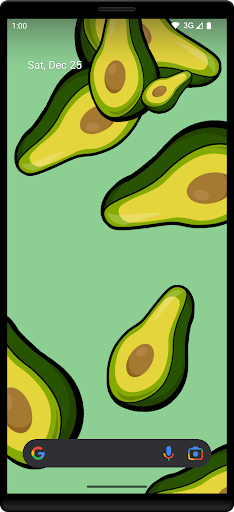 Android application Avocados Live Wallpaper screenshort