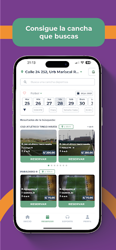 FairPlay App - Deportistas Screen 2