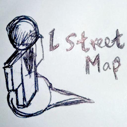 L Street Map  Icon