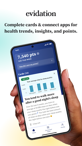 Android application Evidation - Rewards for Health screenshort