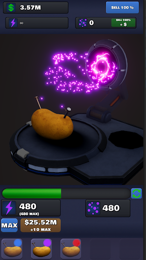 Idle Potato Power Screen 3