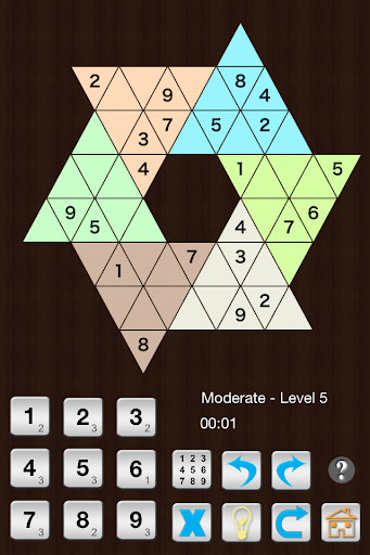 Star Sudoku six large triangle 1.1.12 screenshots 3