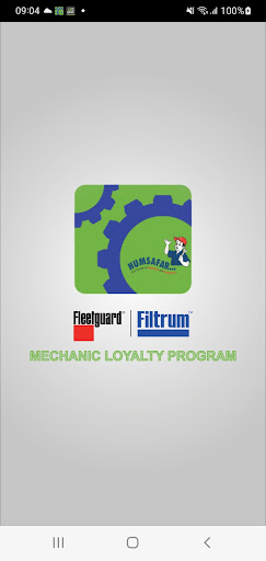 Android application Fleetguard Filtrum MLP screenshort