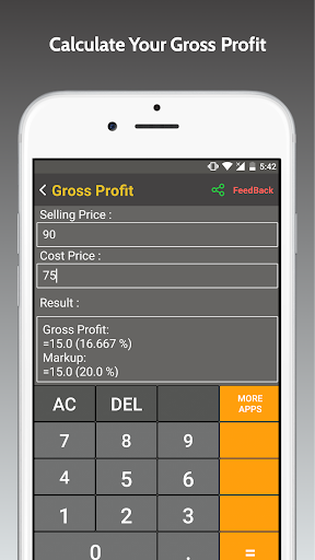 Screenshot of Business Calculator