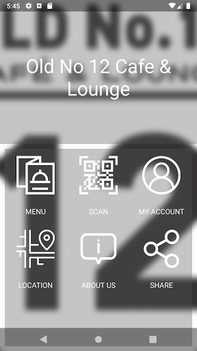 Android application Old No 12 Cafe & Lounge screenshort
