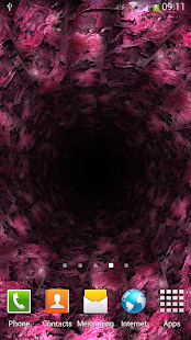 3D Tunnel Live Wallpaper Screenshot
