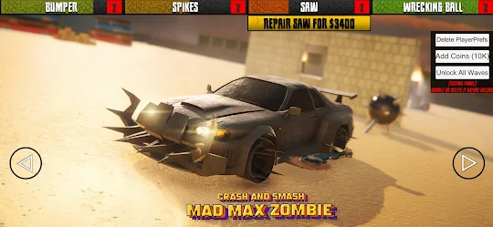 Mad Max Zombie : Fury Crash