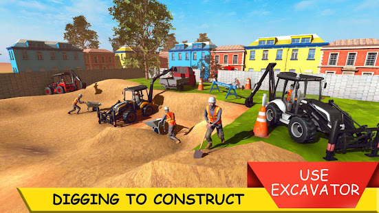 Village Crane Excavator JCB apklade screenshots 2
