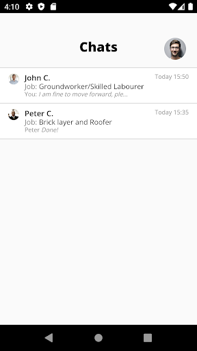 Android application Grafter screenshort