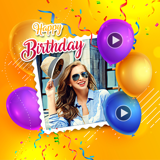 Birthday Video Maker With Song logo