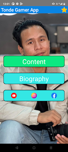 Android application Tonde Gamer App screenshort