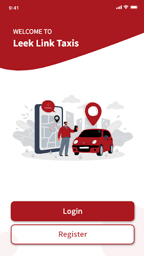 Android application Leek Link Taxis screenshort
