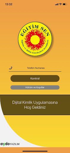 Android application Eğitim-Sen Dijital Kimlik screenshort
