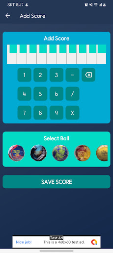 Bowling Score Screen 2
