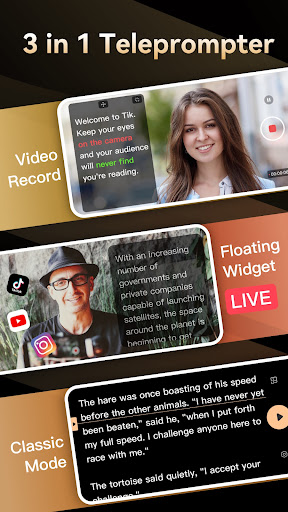 Android application Teleprompter – Video Scripts screenshort