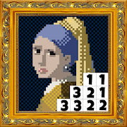 Famous Paintings Pixel Art - Color by Number