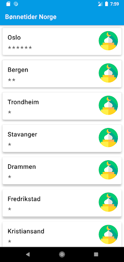 Azan Norge - Bønnetider Norge Screen 2