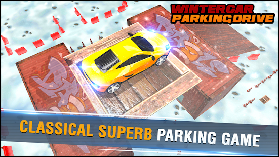 Winter Car Parking Drive Free Game : 3D Car Games Varies with device screenshots 15