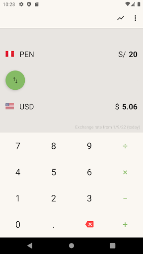 Dollar Peruvian Sol Converter Screen 2