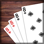 Cover Image of Скачать Crazy Eights Card Game Offline 1.0 APK