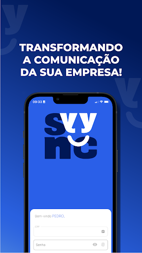 Android application Syync screenshort