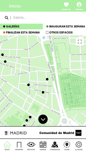 Android application Arte Madrid screenshort
