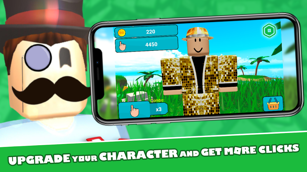 RoClicker - Robux 1.2.1 APK + Mod (Remove ads) for Android