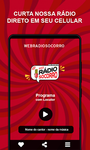 Android application webradiosocorro screenshort