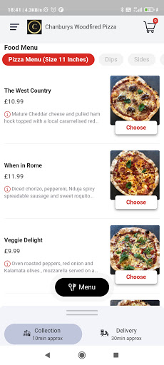 Chanburys Woodfired Pizza Screen 3