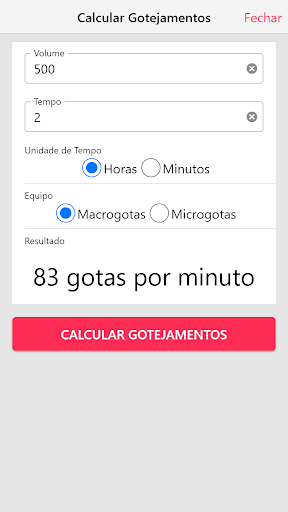 Cálculos de Enfermagem