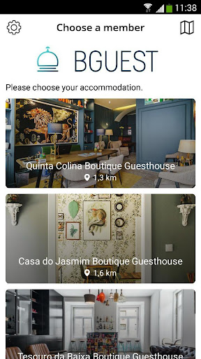 Android application B-Guest Concierge screenshort