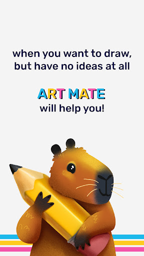 Android application Art Mate: what to draw? screenshort