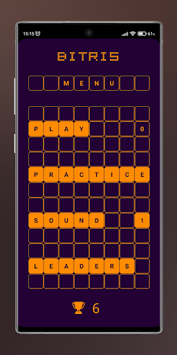 Android application bitris: binary game screenshort