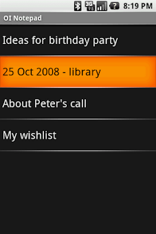 OI Notepad screenshot 1