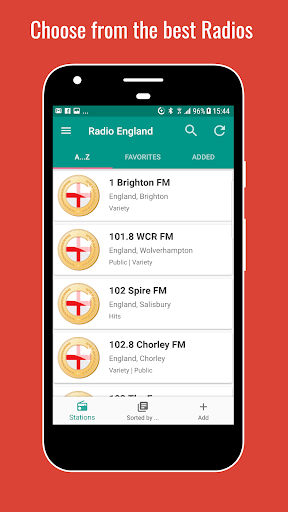 Android application 󠁧󠁢󠁥󠁮󠁧󠁿Radio England screenshort