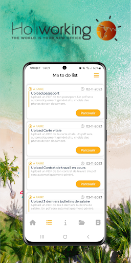 Android application Holicompanion screenshort