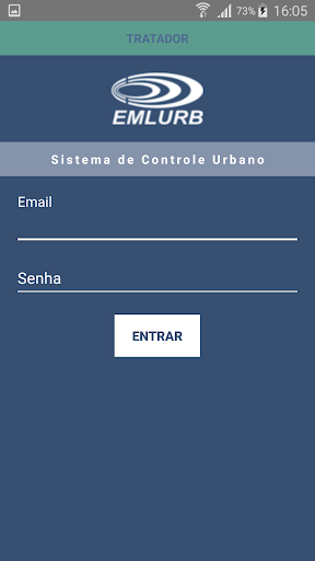 Android application Emlurb Aplicativo Tratador screenshort