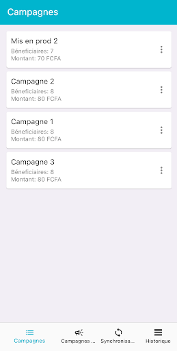 Android application Wizall Agent Offline screenshort