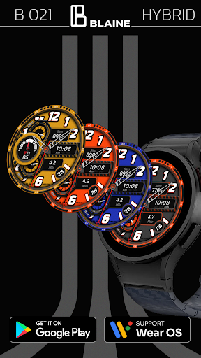 Blaine 021 Hybrid Watch Face Screen 3